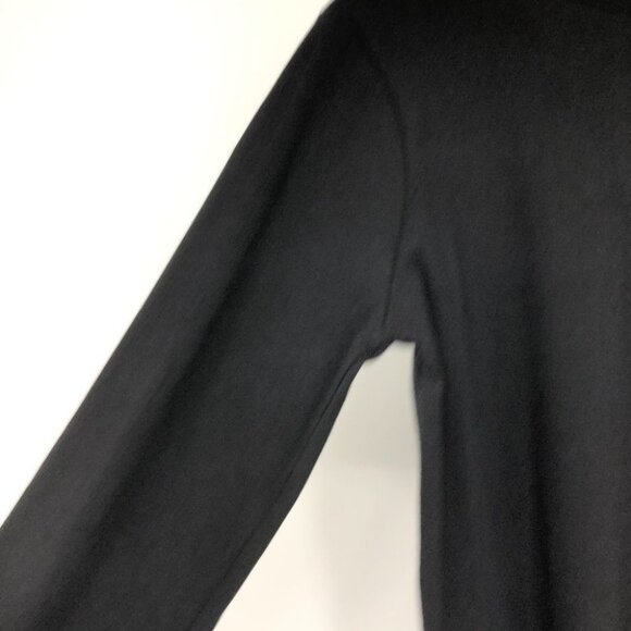Zeana Outfitters Silver Icing NWT All Seasons black V neck long sleeve t-shirt - Picture 10 of 15